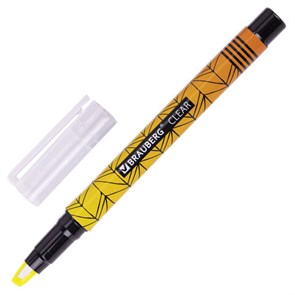 {{photo.Alt || photo.Description || 'Текстовыделитель с прозрачным наконечником BRAUBERG &quot;Clear&quot;, ЖЕЛТЫЙ, линия 1-5 мм, 152424'}}