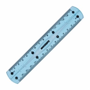 {{photo.Alt || photo.Description || 'Линейка 15 см гибкая ЮНЛАНДИЯ &quot;FLEX&quot;, пластиковая, тонированная, голубая, 210757'}}