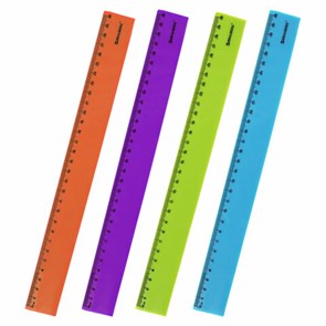 {{photo.Alt || photo.Description || 'Линейка пластиковая 30 см BRAUBERG &quot;NEON&quot;, непрозрачная, ассорти, 210751'}}