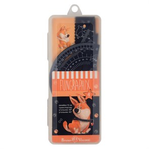 {{photo.Alt || photo.Description || 'Набор чертёжный металлический BRUNO VISCONTI &quot;FunGraphix&quot; (линейка 15 см, 2 треугольника, транспортир), 45-0023/02'}}