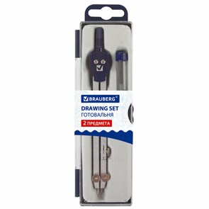 {{photo.Alt || photo.Description || 'Готовальня BRAUBERG &quot;Student Oxford&quot;, 2 предмета: циркуль 140 мм со сгибаемой ножкой, грифель, пенал, 210323'}}