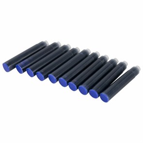 {{photo.Alt || photo.Description || 'Картриджи чернильные СИНИЕ CENTROPEN, КОМПЛЕКТ 10 шт., 1 0019 1002'}}