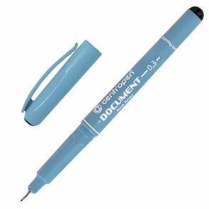 {{photo.Alt || photo.Description || 'Ручка капиллярная (линер) ЧЕРНАЯ CENTROPEN &quot;Document&quot;, трехгранная, линия письма 0,3 мм, 2631/0,3, 2 2631 0102'}}