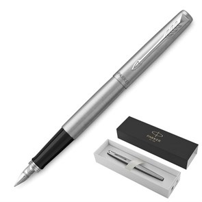 {{photo.Alt || photo.Description || 'Ручка перьевая PARKER &quot;Jotter Stainless Steel CT&quot;, корпус серебристый, детали хром, синяя, 2030946'}}