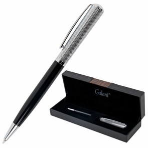 {{photo.Alt || photo.Description || 'Ручка подарочная шариковая GALANT &quot;Hector&quot;, корпус черный/серебро, детали серебро, узел 0,7 мм, линия письма 0,5 мм, синяя, 144173'}}