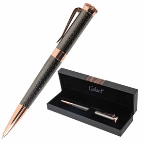 {{photo.Alt || photo.Description || 'Ручка подарочная шариковая GALANT &quot;Taut&quot;, корпус оружейный металл, детали розовое золото, узел 0,7 мм, линия письма 0,5 мм, синяя, 144170'}}