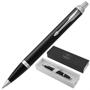 {{photo.Alt || photo.Description || 'Ручка шариковая PARKER &quot;IM Core Black Lacquer CT&quot;, черный глянцевый лак, детали хром, синяя, 1931665'}}