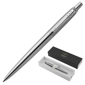 {{photo.Alt || photo.Description || 'Ручка шариковая PARKER &quot;Jotter Core Stainless Steel CT&quot;, корпус серебристый, детали хром, синяя, 1953170'}}