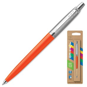{{photo.Alt || photo.Description || 'Ручка шариковая PARKER &quot;Jotter Orig Orange&quot;, корпус оранжевый, детали хром, блистер, синяя, 2076054'}}
