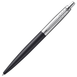 {{photo.Alt || photo.Description || 'Ручка шариковая PARKER &quot;Jotter XL&quot;, УТОЛЩЕННЫЙ корпус, черный матовый лак, детали из нержавеющей стали, синяя, 2068358'}}