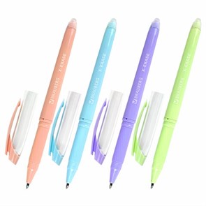 {{photo.Alt || photo.Description || 'Ручка стираемая гелевая с грипом BRAUBERG X-ERASE PASTEL, СИНЯЯ, узел 0,7 мм, линия 0,35 мм, 143953'}}