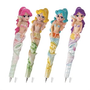 {{photo.Alt || photo.Description || 'Ручка фигурная &quot;РУСАЛОЧКИ&quot;, СИНЯЯ, 4 дизайна ассорти, линия письма 0,5 мм, дисплей, BRAUBERG, 142761'}}