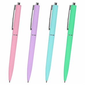 {{photo.Alt || photo.Description || 'Ручка шариковая автоматическая BRAUBERG X17 PASTEL, СИНЯЯ, стандартный узел 0,7 мм, линия письма 0,5 мм, 144155'}}