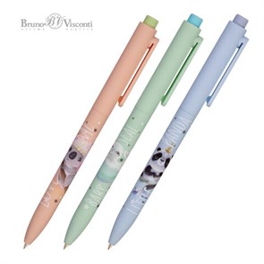 {{photo.Alt || photo.Description || 'Ручка шариковая автоматическая BRUNO VISCONTI &quot;FunClick&quot;, СИНЯЯ, &quot;Милота&quot;, ассорти, линия письма 0,5 мм, 20-0297/01'}}