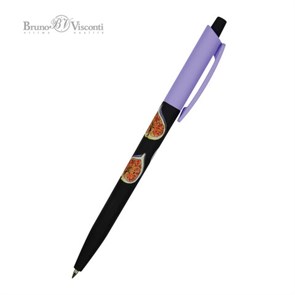 {{photo.Alt || photo.Description || 'Ручка шариковая автоматическая BRUNO VISCONTI &quot;HappyClick&quot;, СИНЯЯ, &quot;Инжир&quot;, линия письма 0,38 мм, 20-0241/50'}}