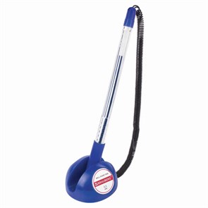 {{photo.Alt || photo.Description || 'Ручка шариковая настольная BRAUBERG &quot;Counter Pen&quot;, СИНЯЯ, пружинка, корпус синий, 0,5 мм, 143259'}}