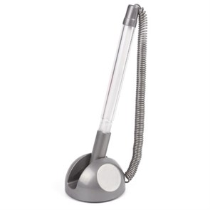 {{photo.Alt || photo.Description || 'Ручка шариковая настольная BRAUBERG &quot;Стенд-Пен&quot;, СИНЯЯ, пружинка, корпус серебристый, линия письма 0,5 мм, 142164'}}