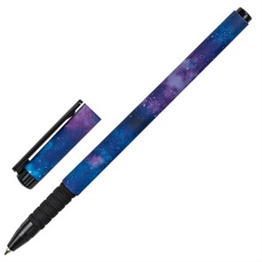 {{photo.Alt || photo.Description || 'Ручка шариковая BRAUBERG SOFT TOUCH GRIP &quot;SPACE&quot;, СИНЯЯ, мягкое покрытие, узел 0,7 мм, 143714'}}