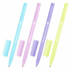 {{photo.Alt || photo.Description || 'Ручка шариковая BRAUBERG SOFT TOUCH STICK &quot;PASTEL&quot; СИНЯЯ, мягкое покрытие, корпус ассорти, узел 0,7 мм, 143698'}}
