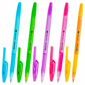 {{photo.Alt || photo.Description || 'Ручка шариковая с грипом BRAUBERG &quot;ULTRA GT NEON&quot;, СИНЯЯ, корпус ассорти, линия 0,35 мм, 144054'}}