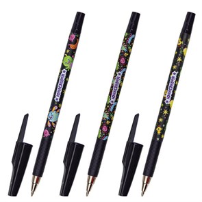 {{photo.Alt || photo.Description || 'Ручка шариковая ЮНЛАНДИЯ &quot;CUTE MONSTER&quot;, синяя, SOFT TOUCH покрытие, узел 0,7 мм, линия письма 0,35 мм, 143730'}}