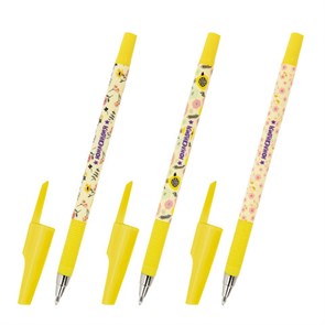 {{photo.Alt || photo.Description || 'Ручка шариковая ЮНЛАНДИЯ &quot;FLOWERS&quot;, синяя, SOFT TOUCH покрытие, узел 0,7 мм, линия письма 0,35 мм, 143732'}}