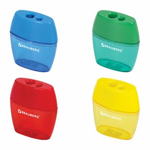 {{photo.Alt || photo.Description || 'Точилка BRAUBERG &quot;Diamond Dual&quot;, 2 отверстия для чернографитных карандашей (в том числе утолщенных), с контейнером, ассорти, 226941'}}