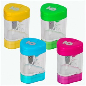 {{photo.Alt || photo.Description || 'Точилка ЮНЛАНДИЯ &quot;Трио +&quot;, со стирательной резинкой, с контейнером, пластиковая, ассорти, 228439'}}