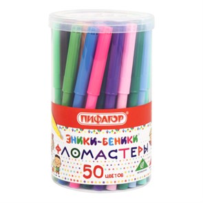 {{photo.Alt || photo.Description || 'Фломастеры ПИФАГОР &quot;ЭНИКИ-БЕНИКИ&quot;, 50 цветов, вентилируемый колпачок, 152455'}}