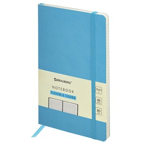 {{photo.Alt || photo.Description || 'Блокнот А5 (130х210 мм), BRAUBERG ULTRA, под кожу, 80 г/м2, 96 л., клетка, голубой, 113011'}}