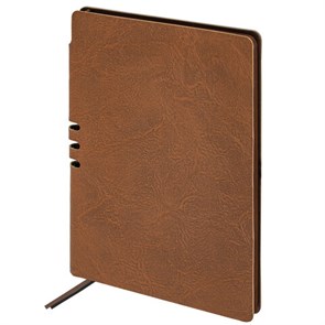 {{photo.Alt || photo.Description || 'Блокнот А5 (140х200 мм), BRAUBERG &quot;NEBRASKA&quot;, под кожу, 80 л., линия, коричневый, 113412'}}