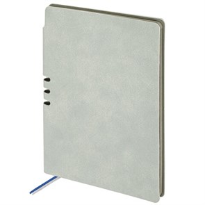 {{photo.Alt || photo.Description || 'Блокнот А5 (140х200 мм), BRAUBERG &quot;NEBRASKA&quot;, под кожу, 80 л., линия, серый, 113410'}}