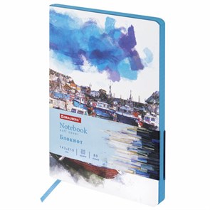 {{photo.Alt || photo.Description || 'Блокнот А5 (143x210 мм), BRAUBERG VISTA &quot;Bay of joy&quot;, под кожу, гибкий, 80 л., 112086'}}