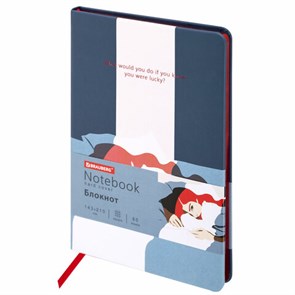 {{photo.Alt || photo.Description || 'Блокнот А5 (143x210 мм), BRAUBERG VISTA &quot;In Dreams&quot;, под кожу, твердый, срез фольга, 80 л., 112064'}}