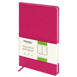 {{photo.Alt || photo.Description || 'Блокнот А5 (148x218 мм), BRAUBERG &quot;Metropolis X&quot;, под кожу, 80 л., резинка, клетка, малиновый, 111034'}}