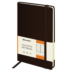 {{photo.Alt || photo.Description || 'Блокнот А5 (148x218 мм), BRAUBERG &quot;Metropolis&quot;, балакрон, 80 л., резинка, клетка, коричневый, 111586'}}