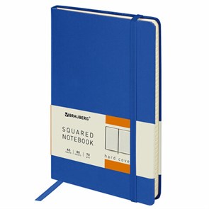 {{photo.Alt || photo.Description || 'Блокнот А5 (148x218 мм), BRAUBERG &quot;Metropolis&quot;, балакрон, 80 л., резинка, клетка, синий, 111582'}}