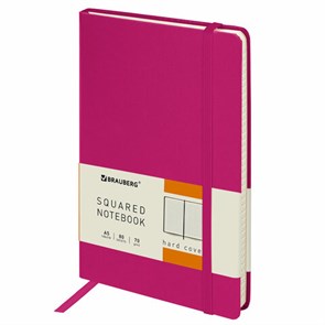 {{photo.Alt || photo.Description || 'Блокнот А5 (148x218 мм), BRAUBERG &quot;Metropolis&quot;, балакрон, 80 л., резинка, клетка, фуксия, 111587'}}