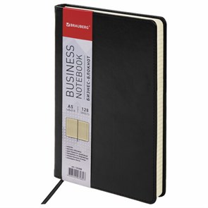 {{photo.Alt || photo.Description || 'Блокнот А5 (148х218 мм), BRAUBERG &quot;Income&quot;, 128 л., гладкий кожзаменитель, клетка, черный, 125208'}}