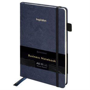 {{photo.Alt || photo.Description || 'Блокнот А5 138x213мм BRAUBERG Velvet, резинка, держатель, 80л, клетка, синий, 116239'}}