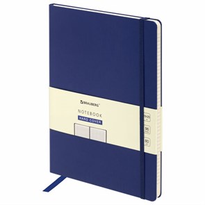 {{photo.Alt || photo.Description || 'Блокнот БОЛЬШОЙ ФОРМАТ (180х250 мм) В5, BRAUBERG ULTRA, балакрон, 80 г/м2, 96 л., клетка, темно-синий, 113061'}}