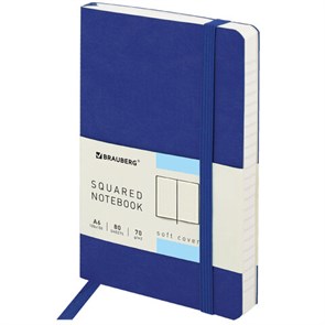 {{photo.Alt || photo.Description || 'Блокнот МАЛЫЙ ФОРМАТ (100x150 мм) А6, BRAUBERG &quot;Metropolis Ultra&quot;, под кожу, 80 л., клетка, синий, 111025'}}