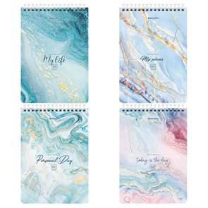 {{photo.Alt || photo.Description || 'Блокнот А5 (146х206 мм), 60 л., гребень, картон, клетка, BRAUBERG, &quot;Мрамор&quot;, 114360'}}