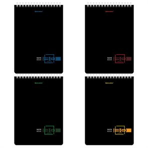 {{photo.Alt || photo.Description || 'Блокнот А5 (146х206 мм), 80 л., гребень, картон, жесткая подложка, клетка, BRAUBERG, &quot;Dark&quot;, 114387'}}