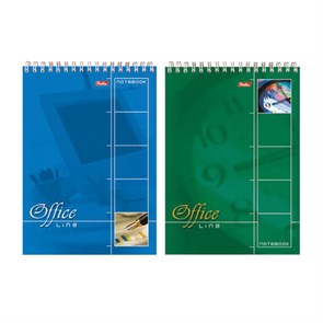 {{photo.Alt || photo.Description || 'Блокнот А5 145х205 мм, 60 л., спираль, картон, жесткая подложка, клетка, HATBER, &quot;Office Line&quot;, 004824, 60Б5В1сп'}}