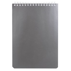 {{photo.Alt || photo.Description || 'Блокнот А5 146х205 мм, 60 л., гребень, перфорация на отрыв, лакированный, BRAUBERG, &quot;Серебро&quot;, 111273'}}