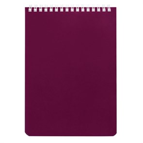 {{photo.Alt || photo.Description || 'Блокнот А5 146х205 мм, 60 л., гребень, перфорация на отрыв, лакированный, BRAUBERG, Бордовый, 111271'}}