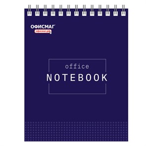 {{photo.Alt || photo.Description || 'Блокнот МАЛЫЙ ФОРМАТ А6 108х146 мм, 48 л., гребень, картон, клетка, ОФИСМАГ, синий, 129870'}}