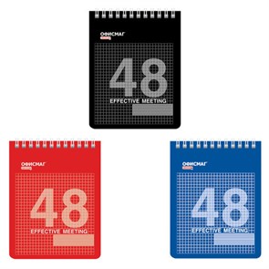 {{photo.Alt || photo.Description || 'Блокнот МАЛЫЙ ФОРМАТ А6 108х146 мм, 48 л., гребень, мелованная картонная обложка, клетка, ОФИСМАГ, 3 вида, 121832'}}