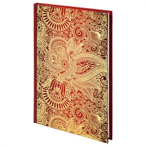 {{photo.Alt || photo.Description || 'Блокнот А5 (135х206 мм), 80 л., твердый переплет, клетка, фольга, BRAUBERG, &quot;Восточный узор&quot;, 126053'}}